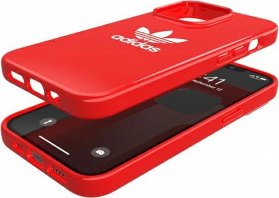 Mbështjellës Adidas OR SnapCase Trefoil për iPhone 13 Pro / 13, 6.1", Kuq