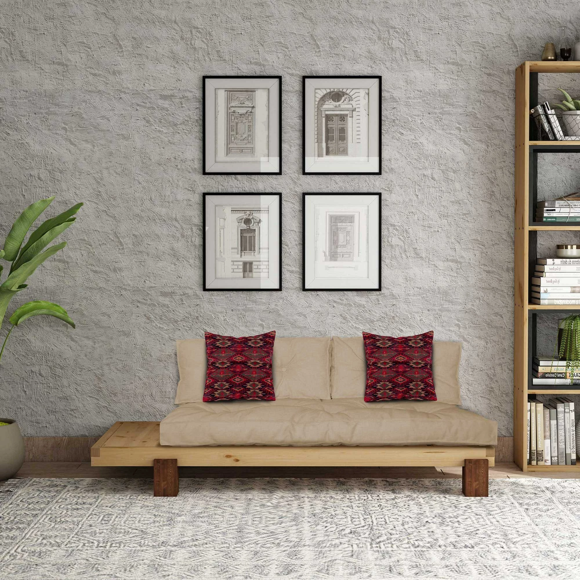 Lounge Atelier del Sofa, ngjyrë natyrale dhe deve, CPT8301-200