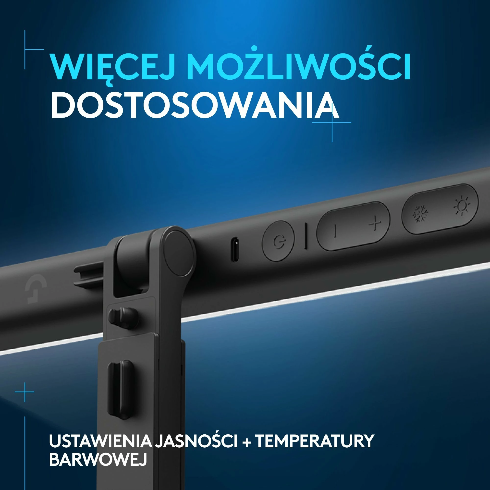 Dritë LED key light për streaming, Logitech G Litra Beam 946-000020, e zezë