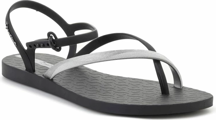 Sandale për femra WD Ipanema Elegant Sand 83782-BN808, zi/argjend [Madhësia: 39]