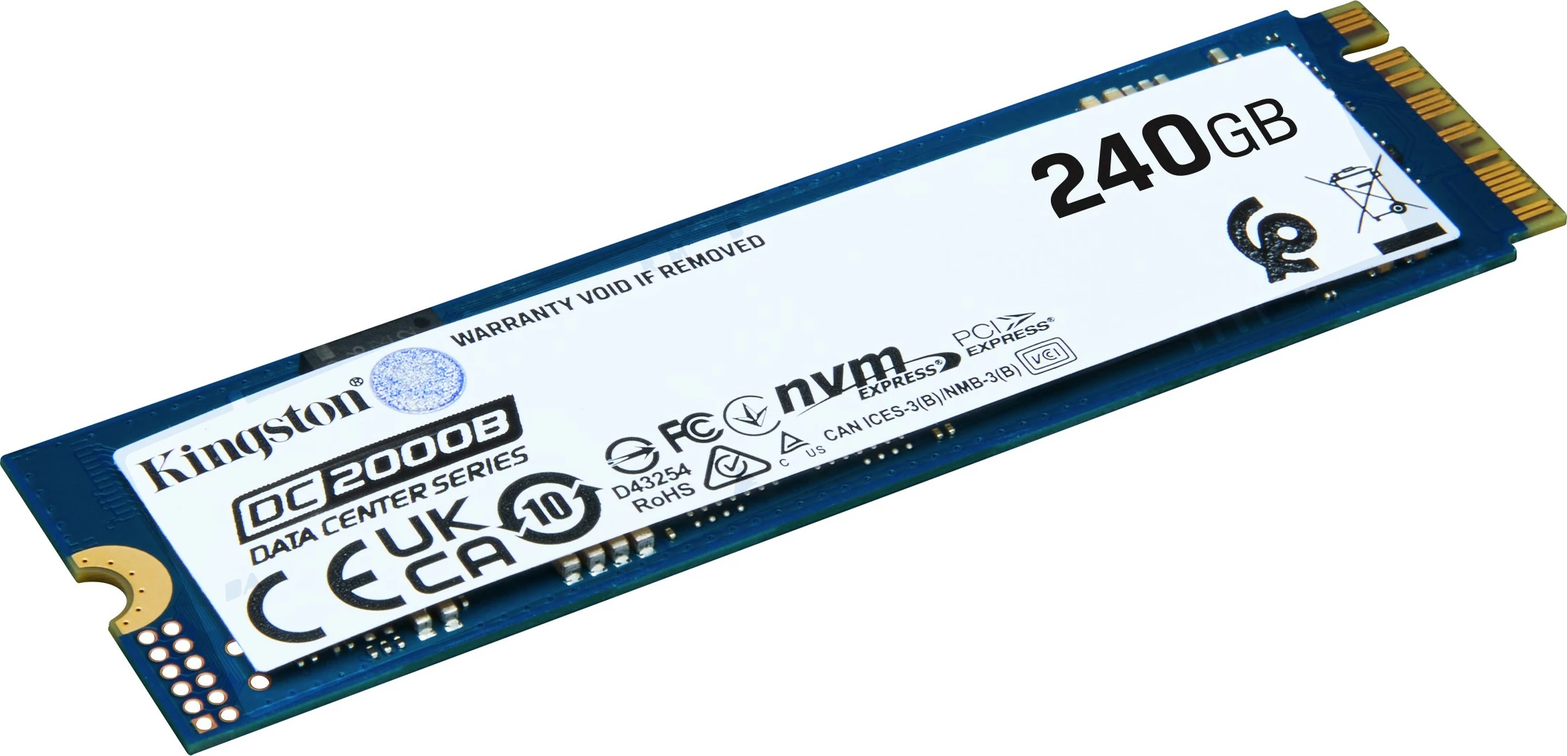 SSD Kingston DC2000B 240 GB PCIe 4.0 M.2, 4500 MB/s