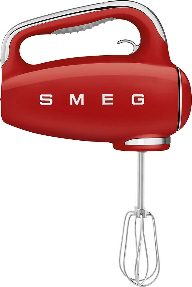 Mikser dore SMEG HMF01RDEU, 250W, 9 shpejtësi, Turbo, retro, i kuq