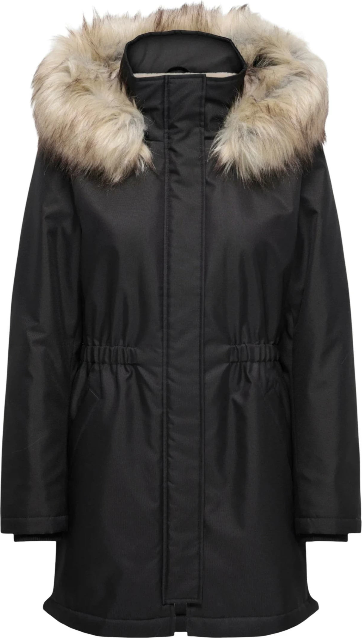 Pallto parka për femra Only ONLMATHILDA 15370930, e zezë [Madhësia: XL]