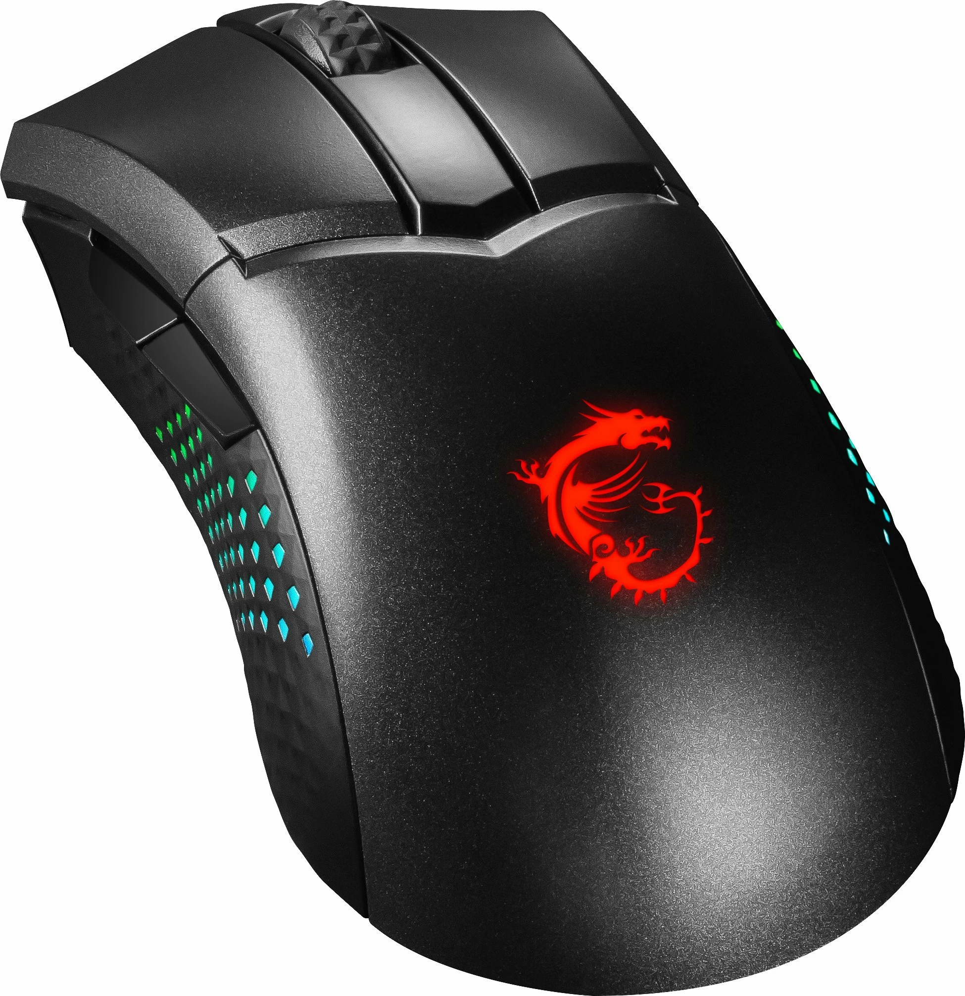 Maus MSI Clutch GM51 Lightweight Wireless S12-4300080-C54, PAW 3395, 26000 DPI, RGB, me docking station, i zi