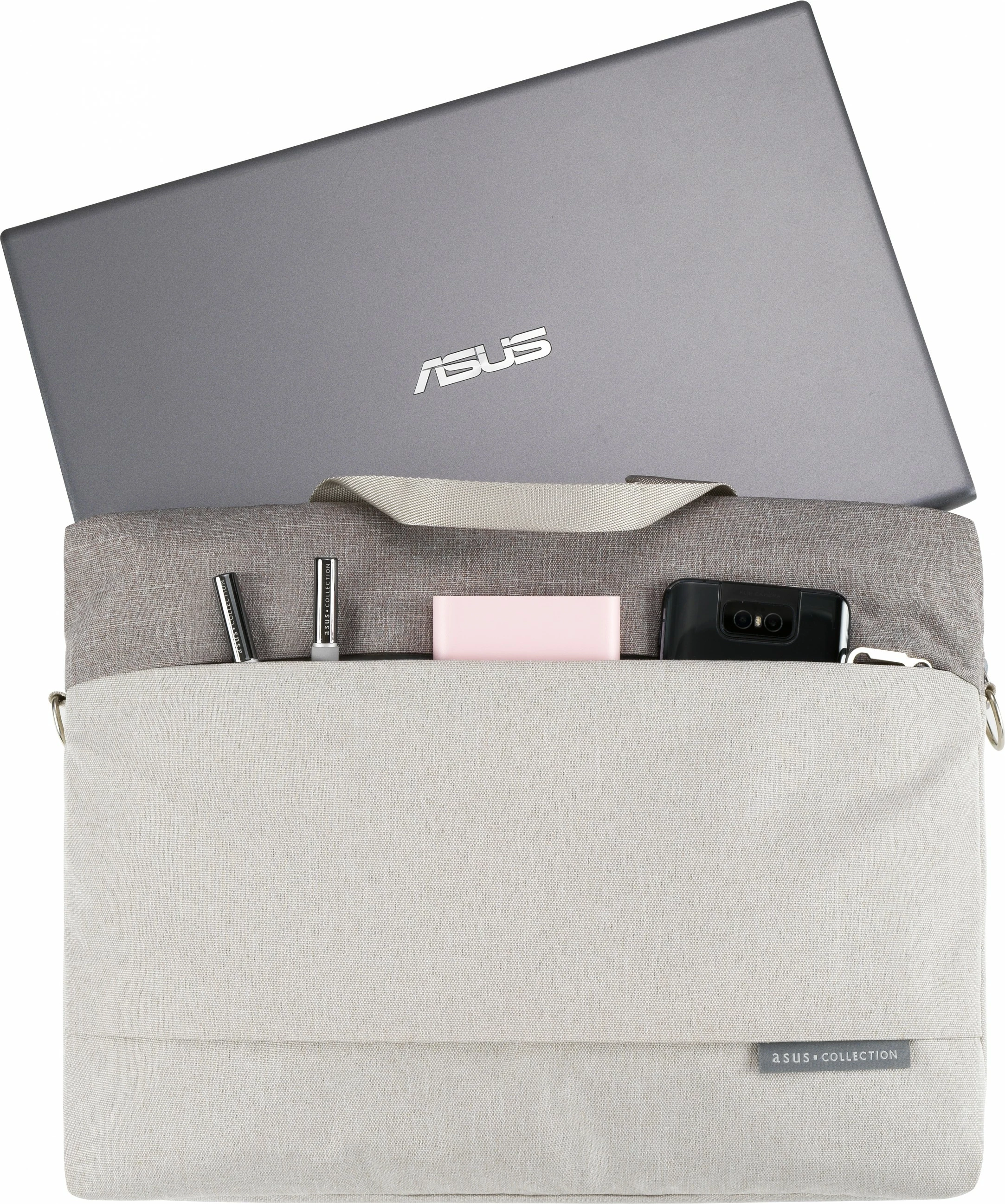Kësë ASUS EOS 2, sleeve, 15.6 inch, me rrip supi, gri
