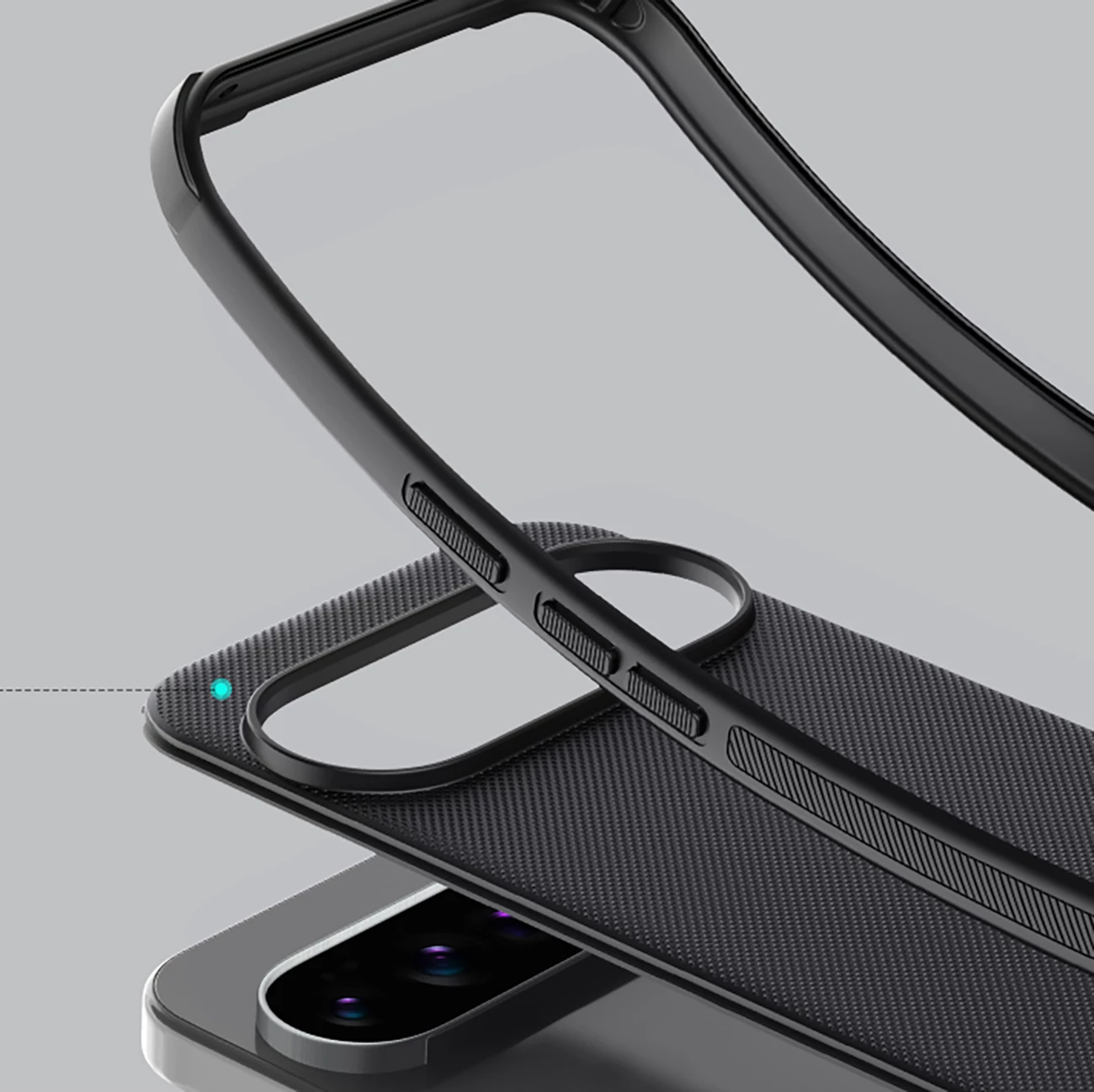 Mbështjellës, Nillkin, Super Frosted Shield Pro, për Google Pixel 10/10 Pro, TPU+PC, i zi