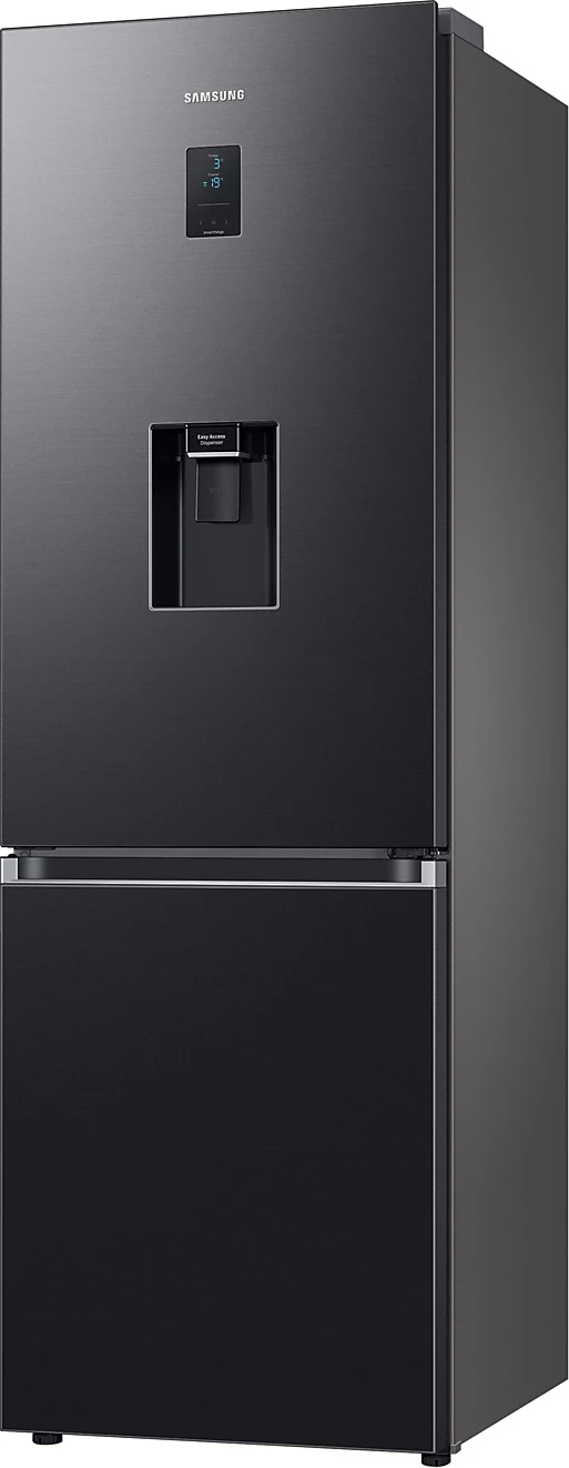 Frigorifer kombinë, Samsung RB34C652EB1/EK, SpaceMax, All‑Around Cooling, dozues uji, ekran digjital, i zi