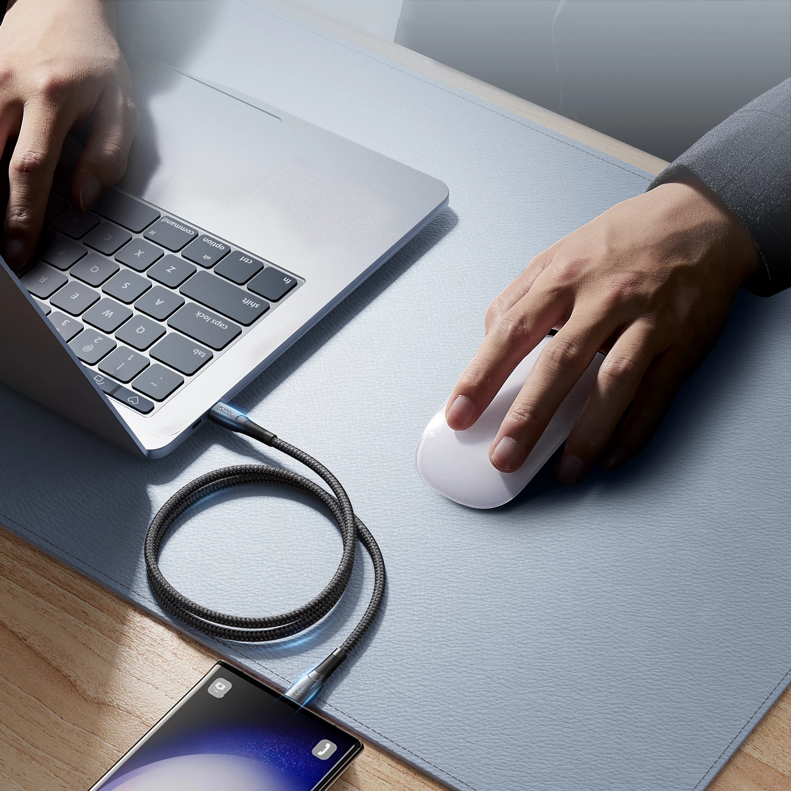 Kabllo Joyroom Starry Series SA32-AC3, USB-A në USB-C, 1m, 3A, e zezë