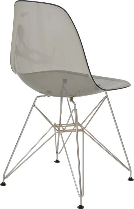 Karrige Adelle PP pet clear grey-inox 46x55x81cm