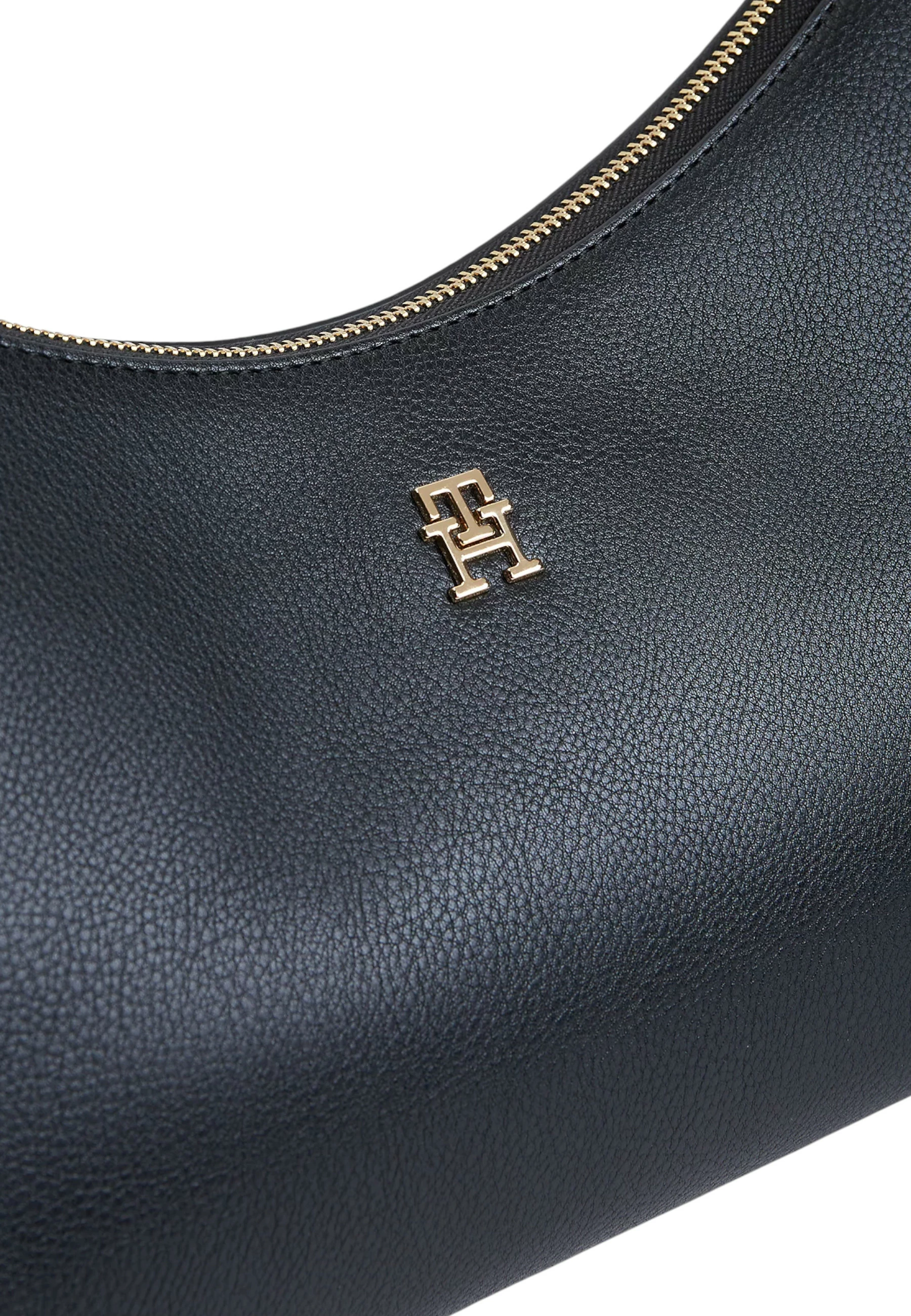 Çantë krahu për femra Tommy Hilfiger TH Icon AW0AW18720, e zezë