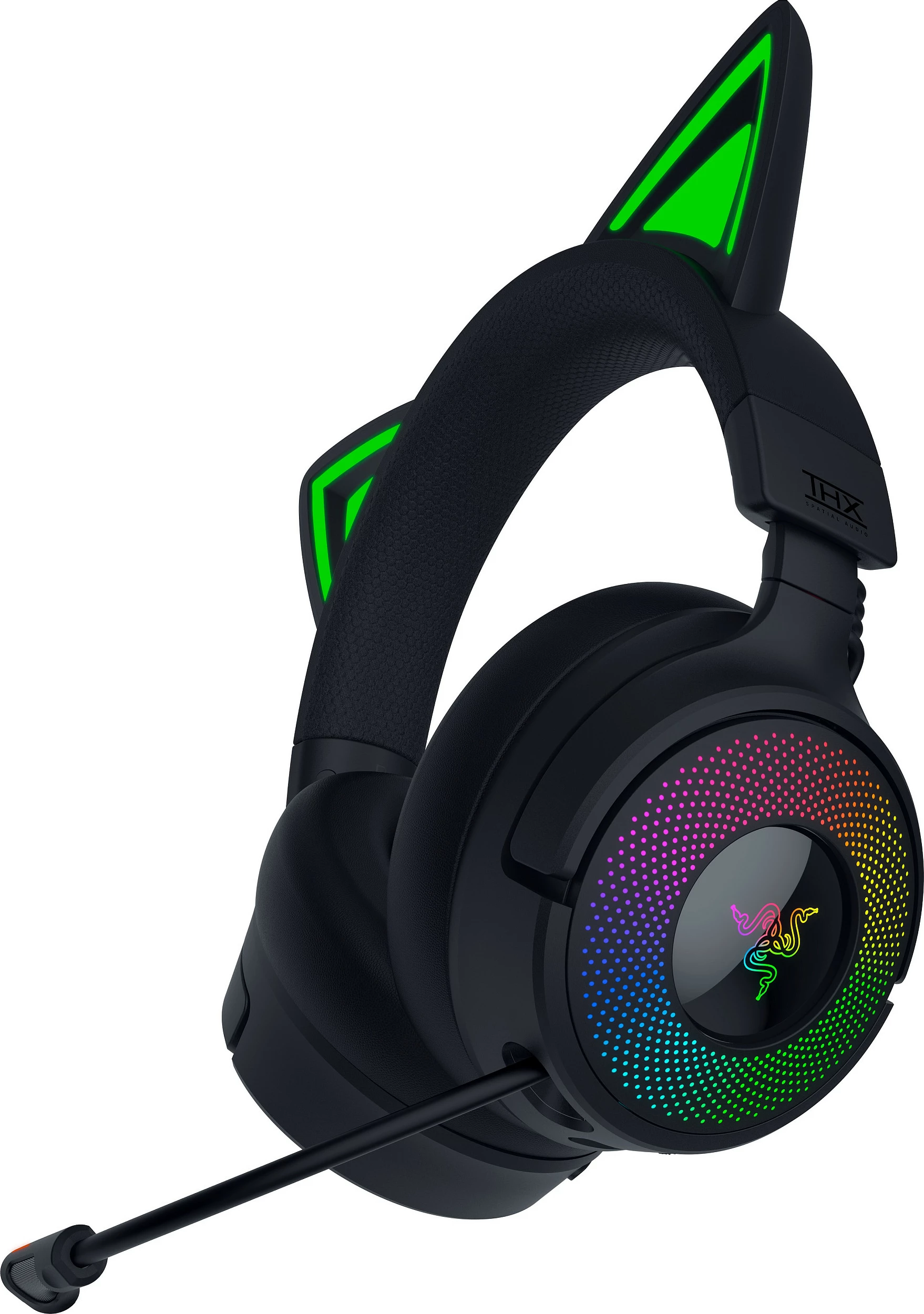 Kufje Razer Kraken Kitty V3 Pro, wireless, RGB, e zezë