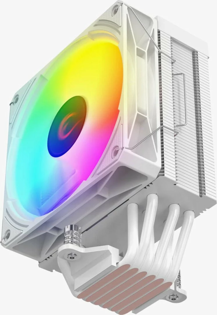 Ftohës CPU Rampage Octagon C70 120mm ARGB 220W TDP, i bardhë, OCTAGONC70-WHITE