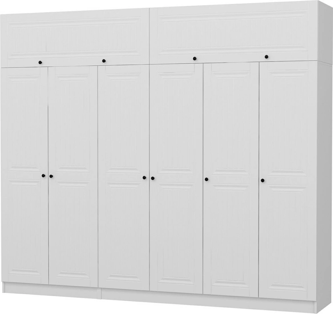 Dollap Skye Decor, i bardhë, 270x235x52cm, 10 pjesë