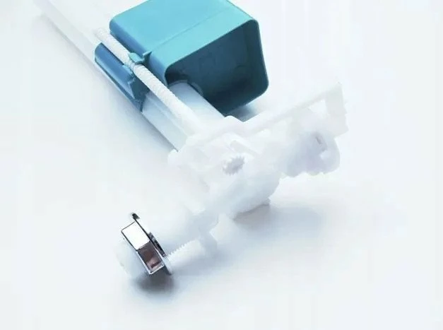 Valvul mbushëse anësore Cersanit 3/8" për kazan WC kompakt, bardhë/kaltër, set