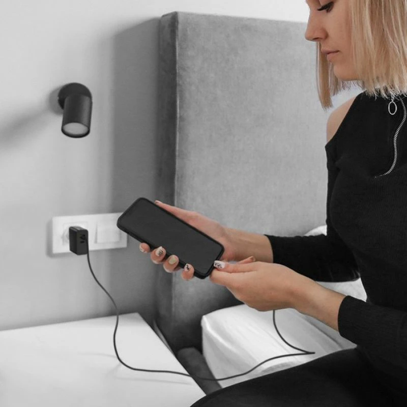 Karikues i shpejtë Qoltec Super Quick PD, 90W, i zi