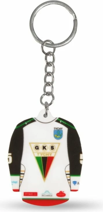 Çelës mbajtëse fanellë hokeji GKS Tychy, bardhë