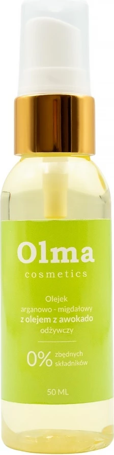 Vaj ushqyes për trup dhe fytyrë Olma Cosmetics Argan-Almond Oil me vaj avokado, 50ml