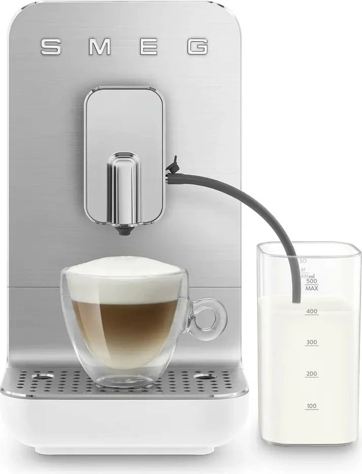 Makinë automatike espresso Smeg BCC13WHMEU 1.4L 19 bar, e bardhë matte