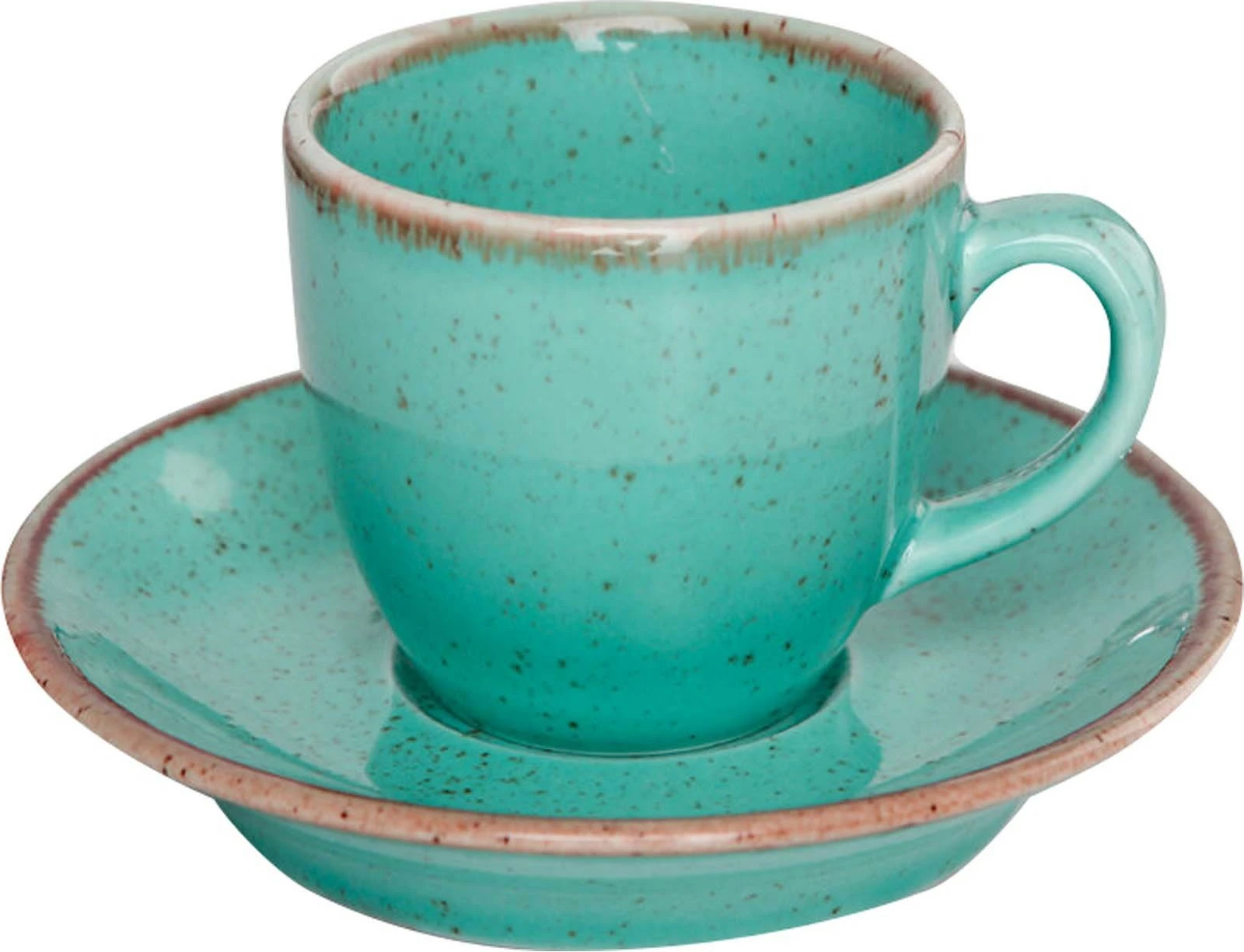 Nënfilxhan porcelani Porland Seasons Laguna 120 mm, kaltër e çelët, set 6 copë