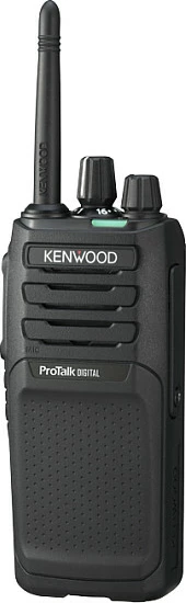 Radio dore Kenwood TK-3701DE, PMR digjital, 48 kanale, 446–446.2 MHz, deri 9 km, IP54, e zezë