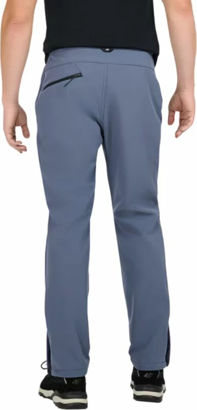 Pantallona trekking për meshkuj 4f, të kaltërta