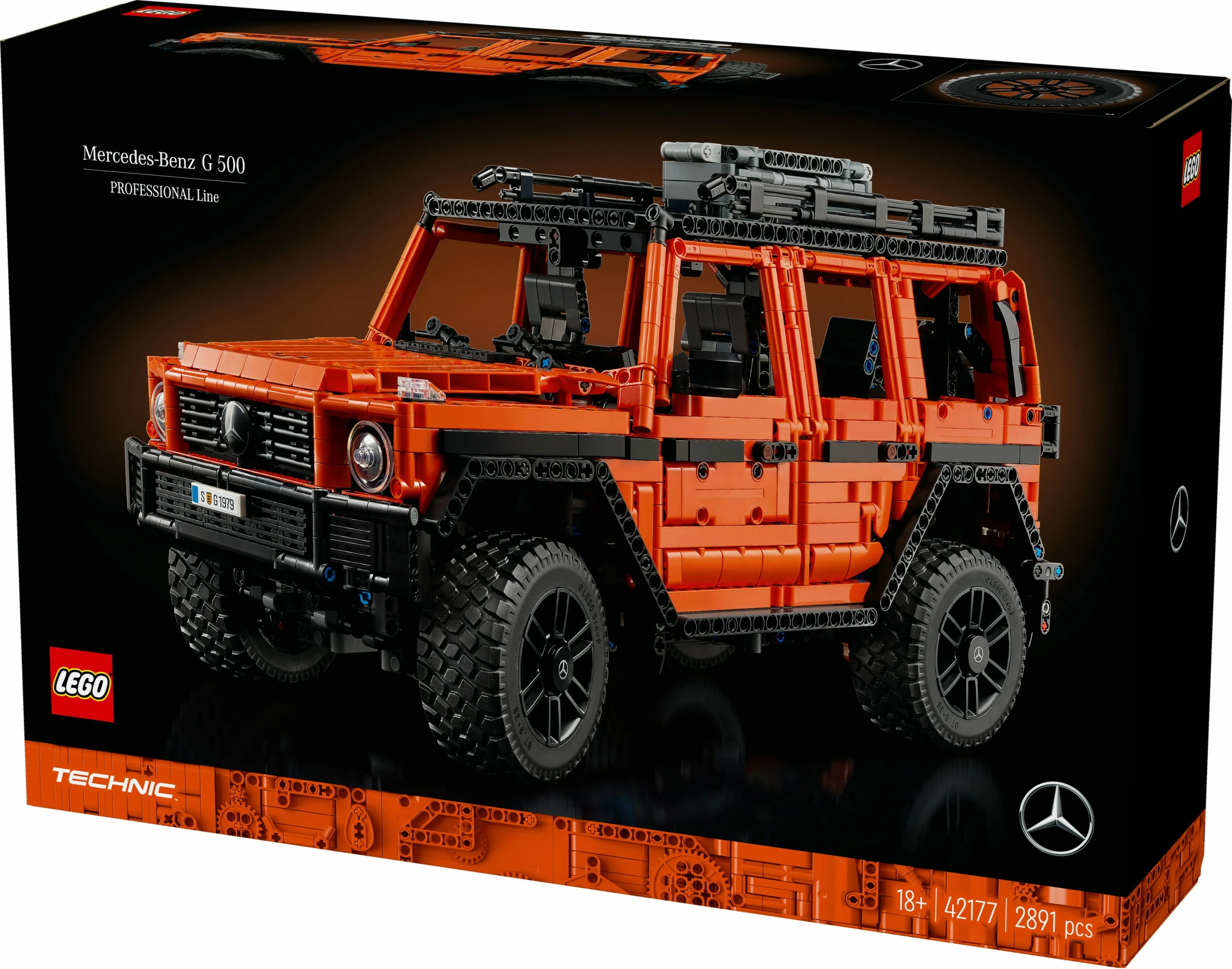 Set ndërtimi LEGO Mercedes-Benz G 500, 2891 pjesë, shumëngjyrëshe