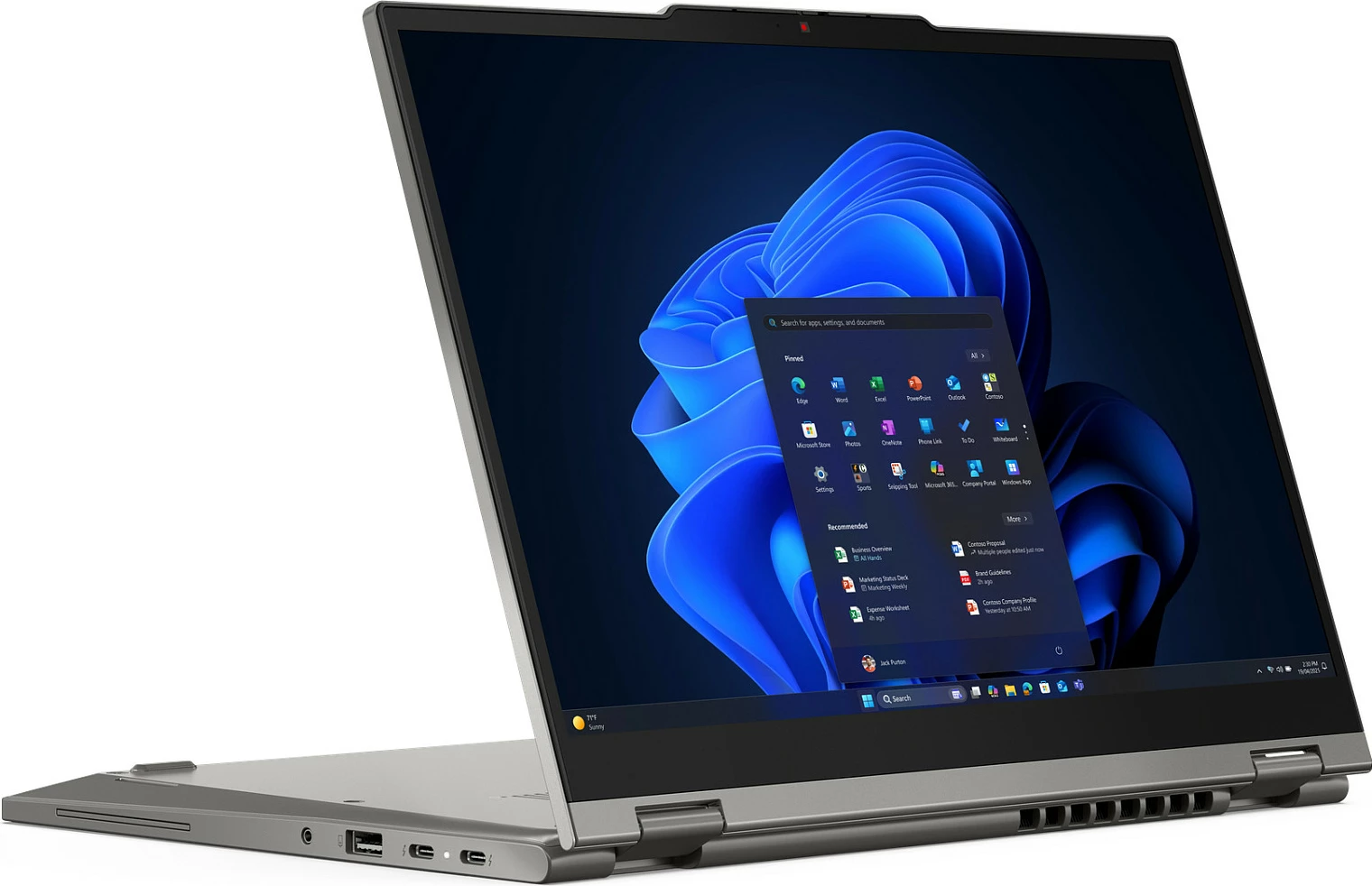 Laptop 2n1 Lenovo ThinkPad L13 2-in-1 G6, Ryzen 5 Pro, 32GB RAM, 512GB SSD, 13.3" WUXGA, Win 11 Pro, gri