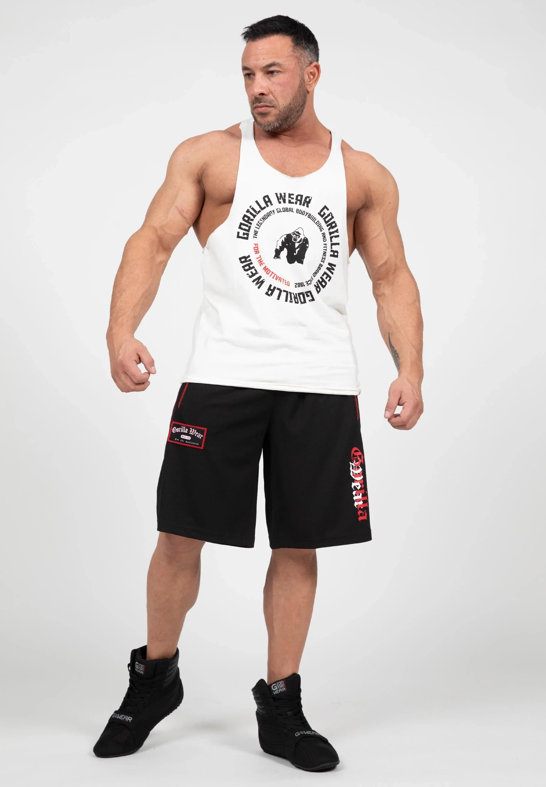 Marlow Mesh Shorts - Black/Red [Madhësia: S/M]