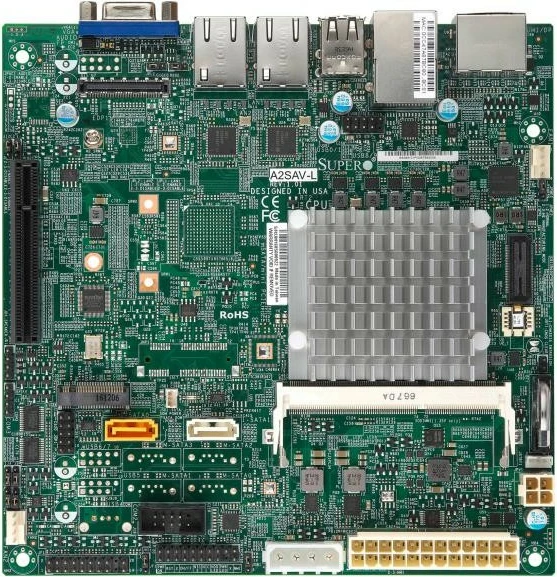 Pllakë amë Super Micro A2SAV-L, mini-ITX, Atom x5-E3940, 1.6 GHz