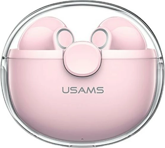 Kufje USAMS BU Series TWS, Bluetooth 5.1, Stereo, Rozë
