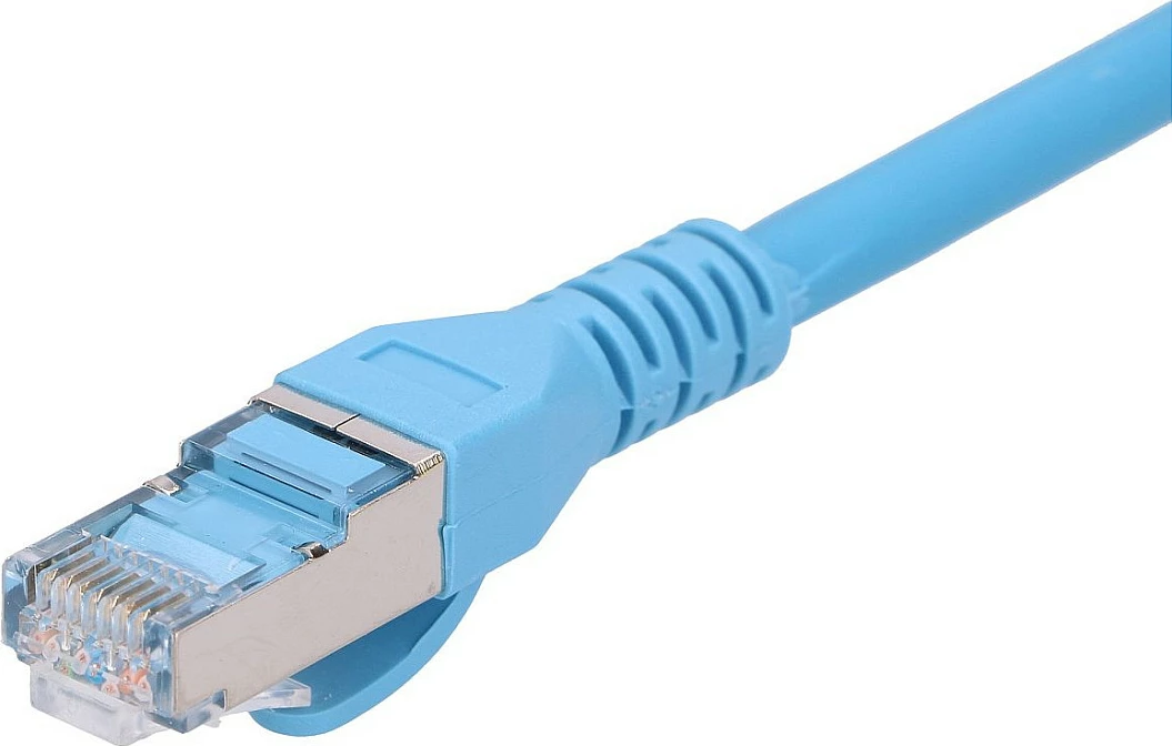 Kabllo LAN Extralink Cat6A S/FTP 0.5m RJ45, 10Gbps, blu
