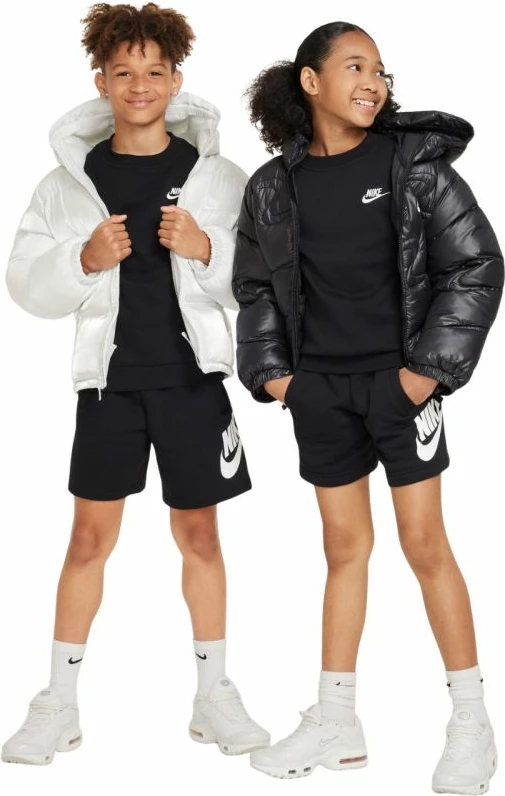 Duks për fëmijë Nike Sportswear Club Fleece FD3006 010, i zi [Madhësia: XL]