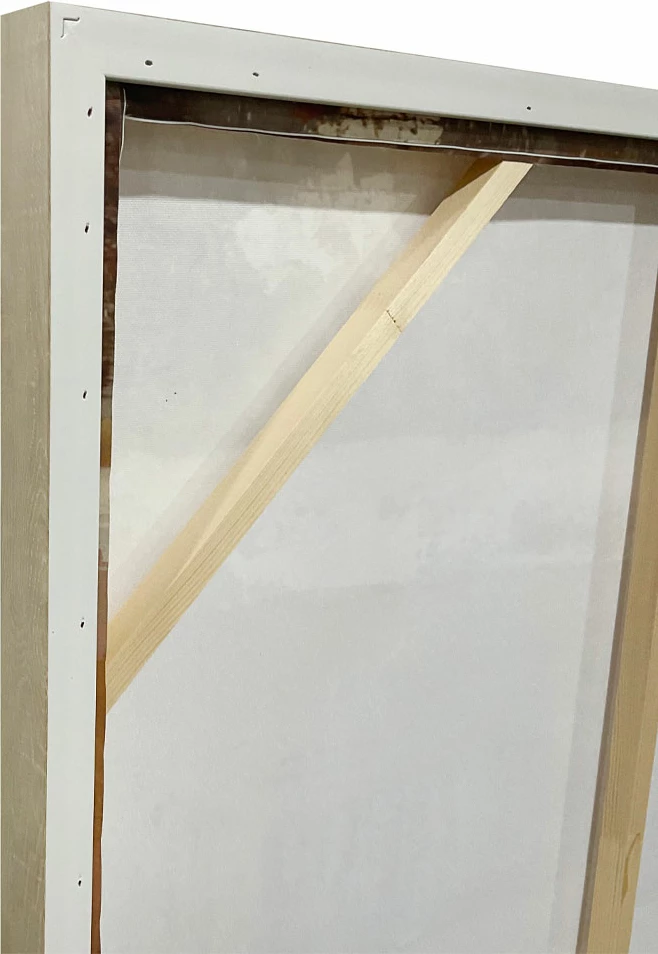 Pikturë dekorative MIRRHA me kornizë, kanavacë, ngjyrë kafe, 82.6x4.3x122.6cm