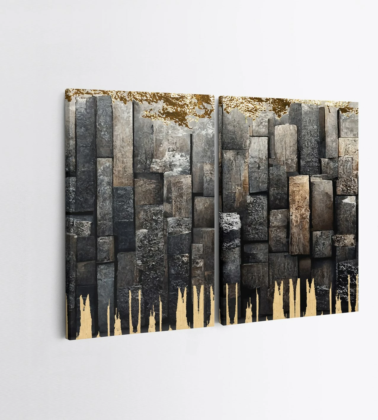 Pikturë dekorative në kanavacë (2 copë), Wallity, 2KNV4342, 50x70 cm