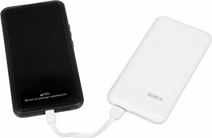 Power bank iBox PB10 10000 mAh, e bardhë