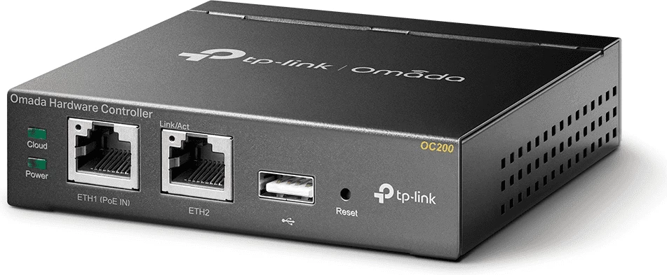 Kontrollues rrjeti, TP-Link, OC200, Omada, 2x Gigabit Ethernet, PoE-in, USB, i zi