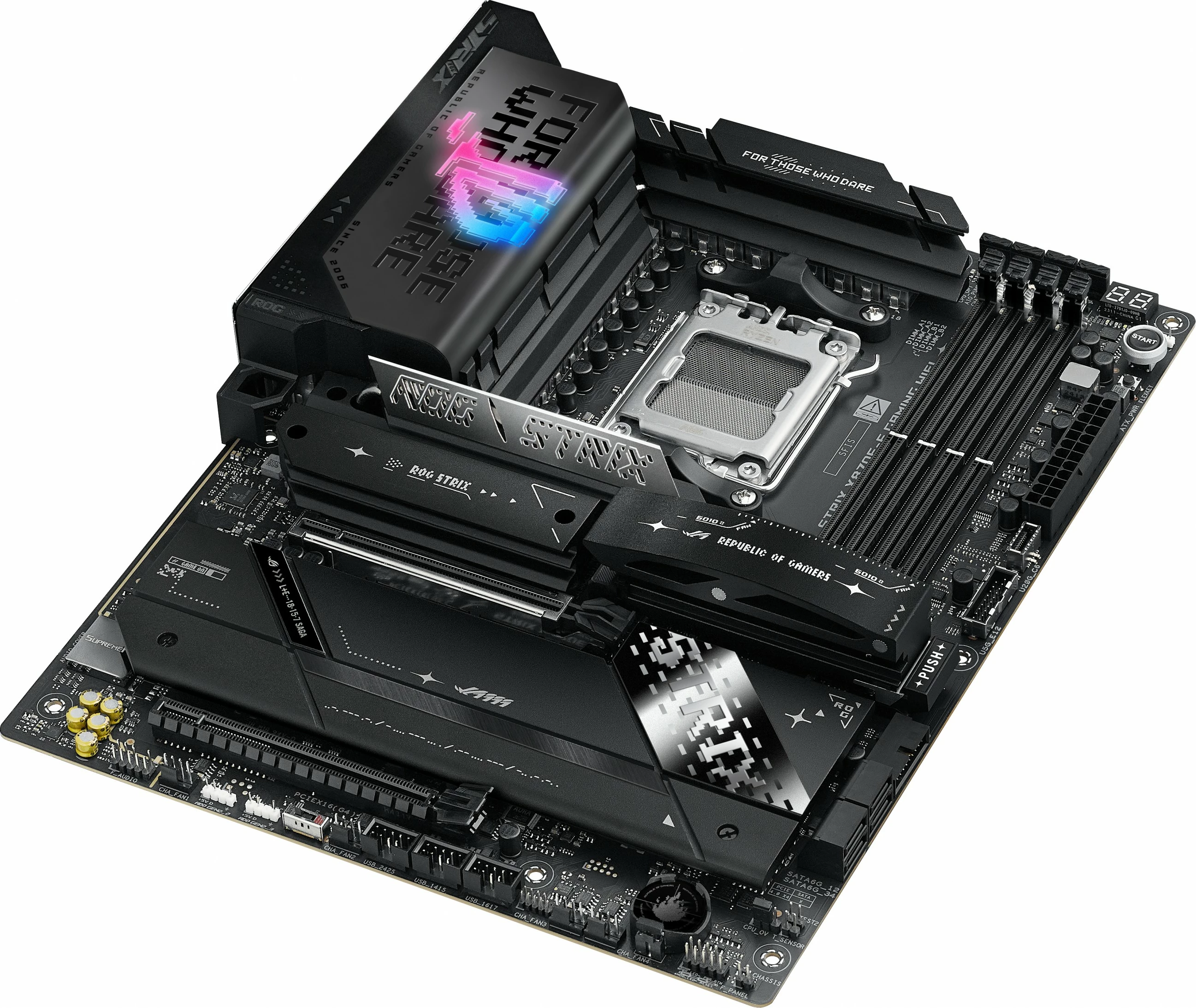 Pllakë amë ASUS ROG STRIX X870E-E GAMING WIFI, AMD, Socket AM5, DDR5, 192 GB