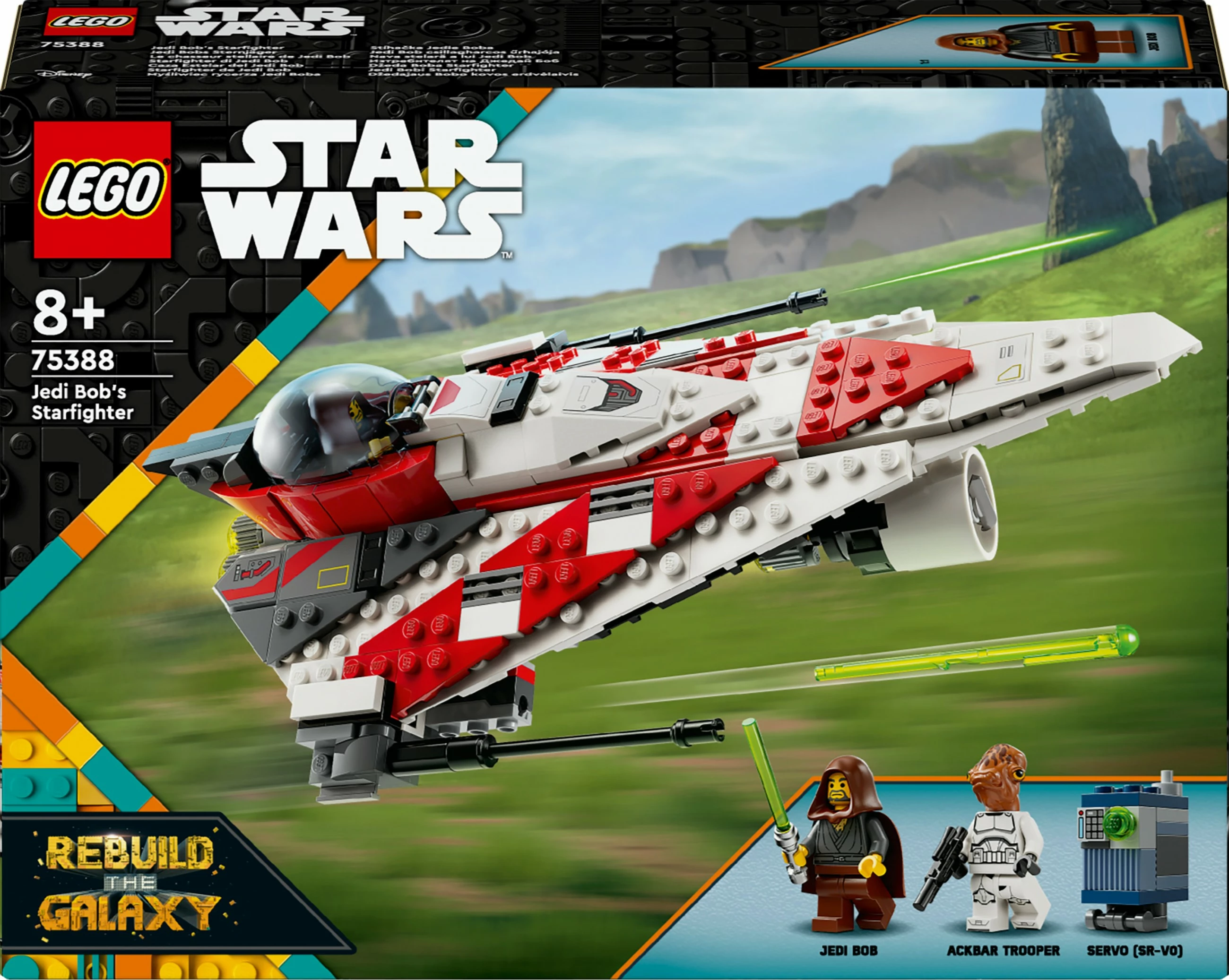 Set ndërtimi LEGO Jedi Bob's Starfighter, 305 pjesë, shumëngjyrësh