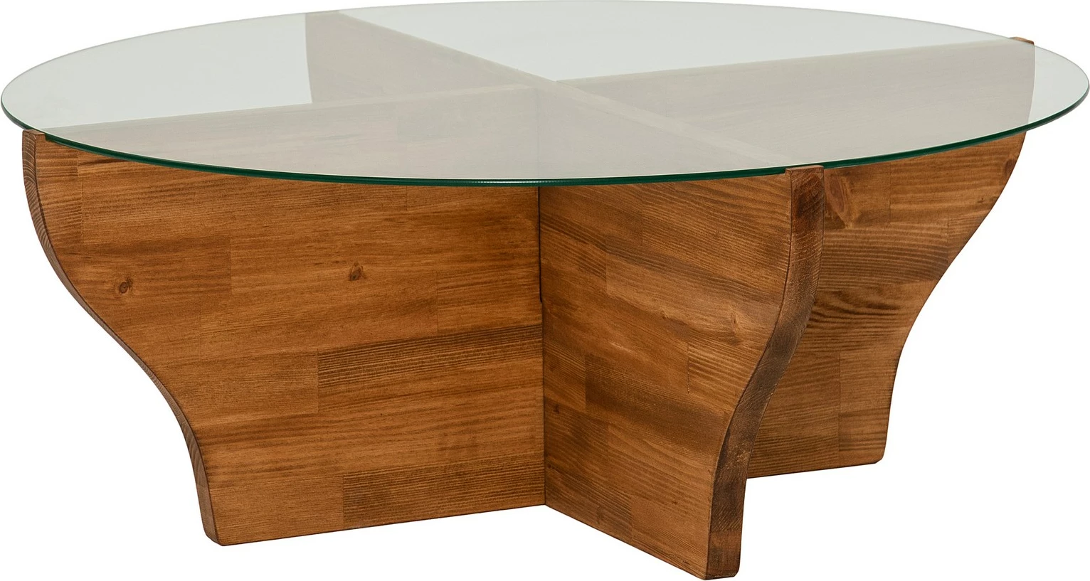 Tavolinë kafeje, ngjyrë gështenjë, Skye Decor, 92x36x92cm