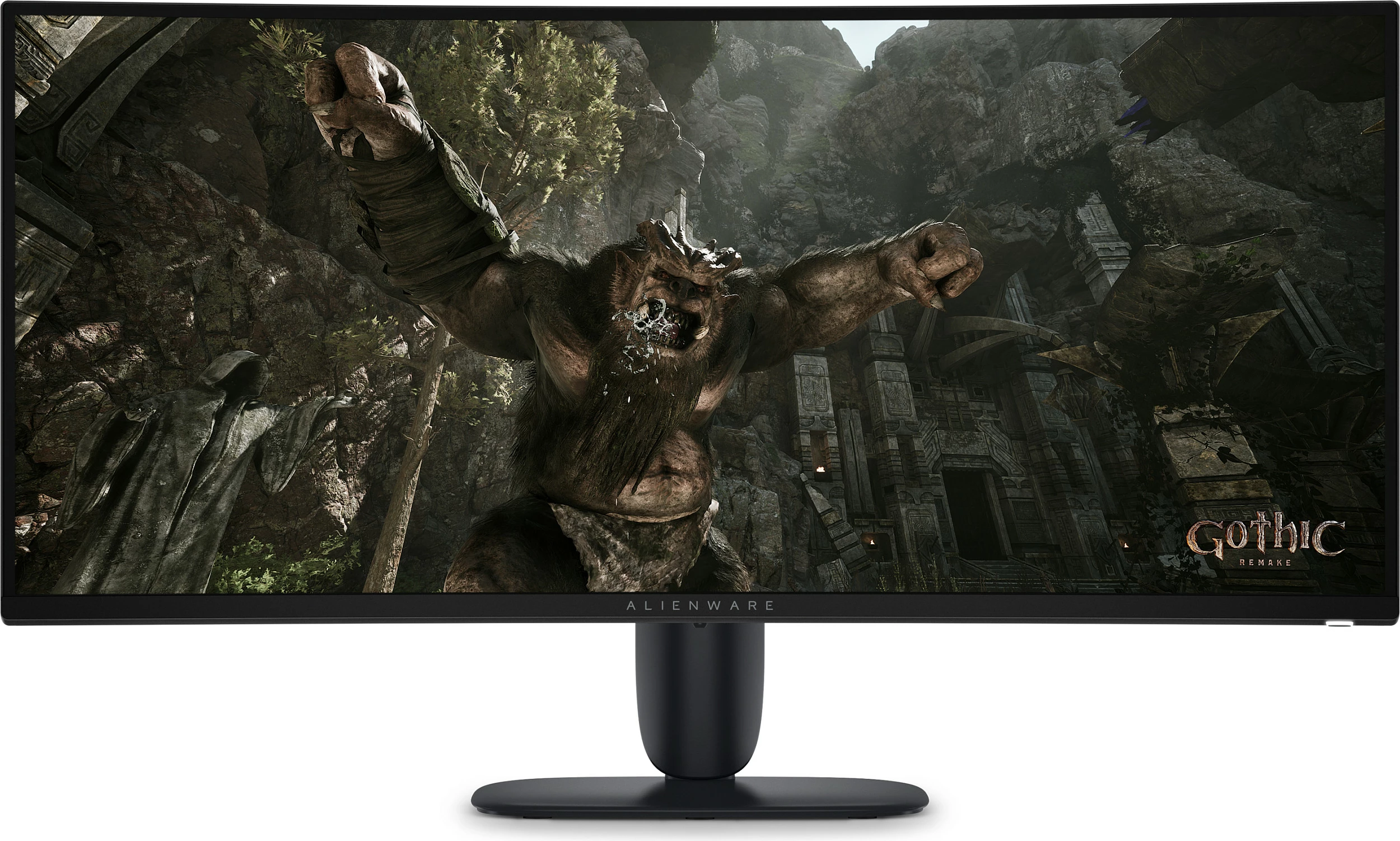 Monitor gaming Dell Alienware AW3426DWM, 34", WQHD 3440x1440, 240Hz, Curved, i zi