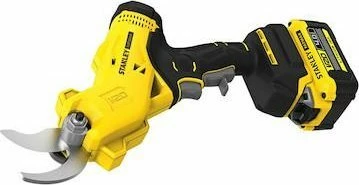 Gërshërë krasitjeje me bateri Stanley V20 SFMCPP32M1, prerje deri 32 mm, 1x 4.0Ah + karikues, verdhë/zi
