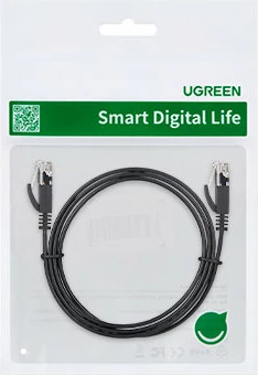 Kabllo rrjeti Ugreen NW102 50175, Cat 6, 3m, e zezë