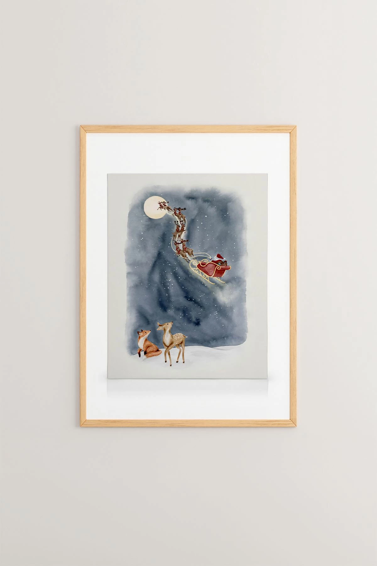 Pikturë dekorative me kornizë, shumëngjyrëshe, Wallity, Nwyearsngmdl105, 33x48cm
