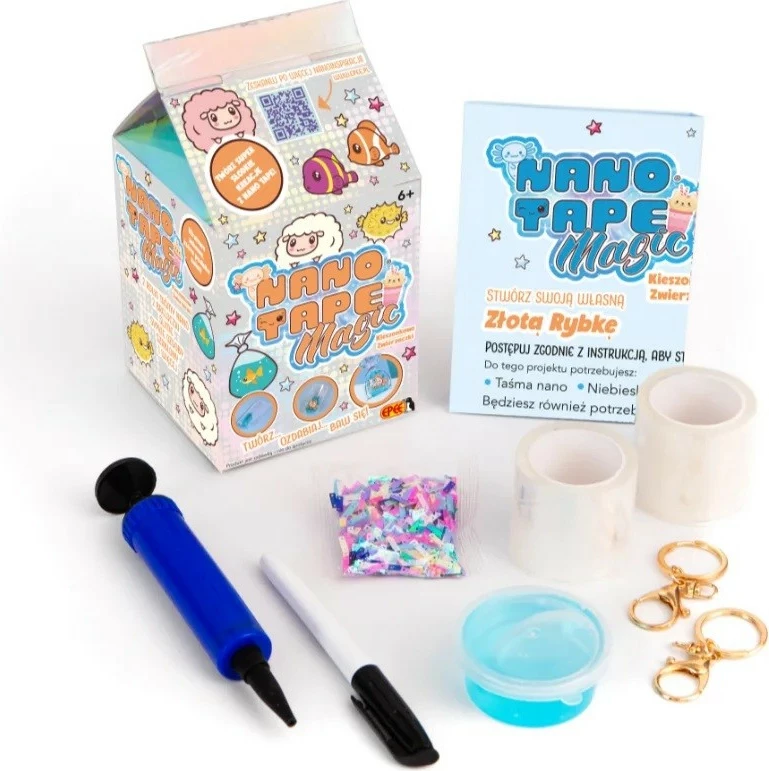set kreativ DIY, Epee, Nano Tape Magic Pocket Pets EP60508/05108, 3 projekte, multicolor, starter pack