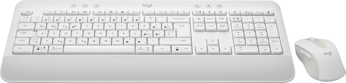 Set tastierë dhe maus Logitech MK650 FOR BUSINESS, pa tela, e bardhë