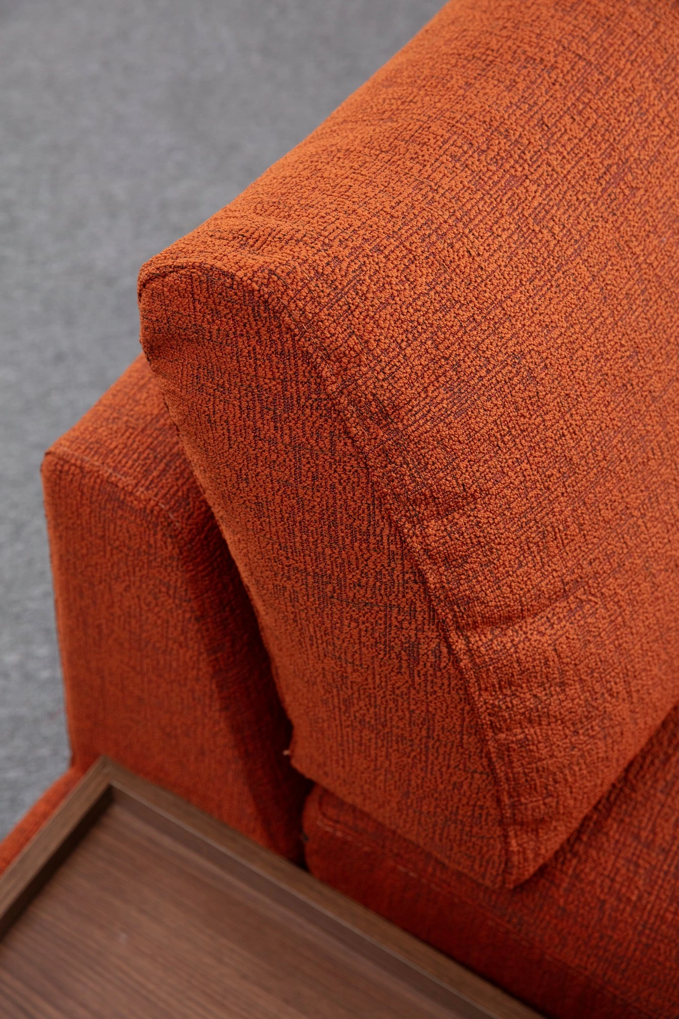 Këndare Atelier del Sofa New Tulip me puf, portokalli