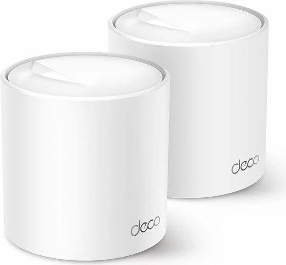 Sistem Mesh WiFi TP-Link Deco X50 AX3000 Wi‑Fi 6, Dual-Band, 3x Gigabit porta, bardhë, 2-pack