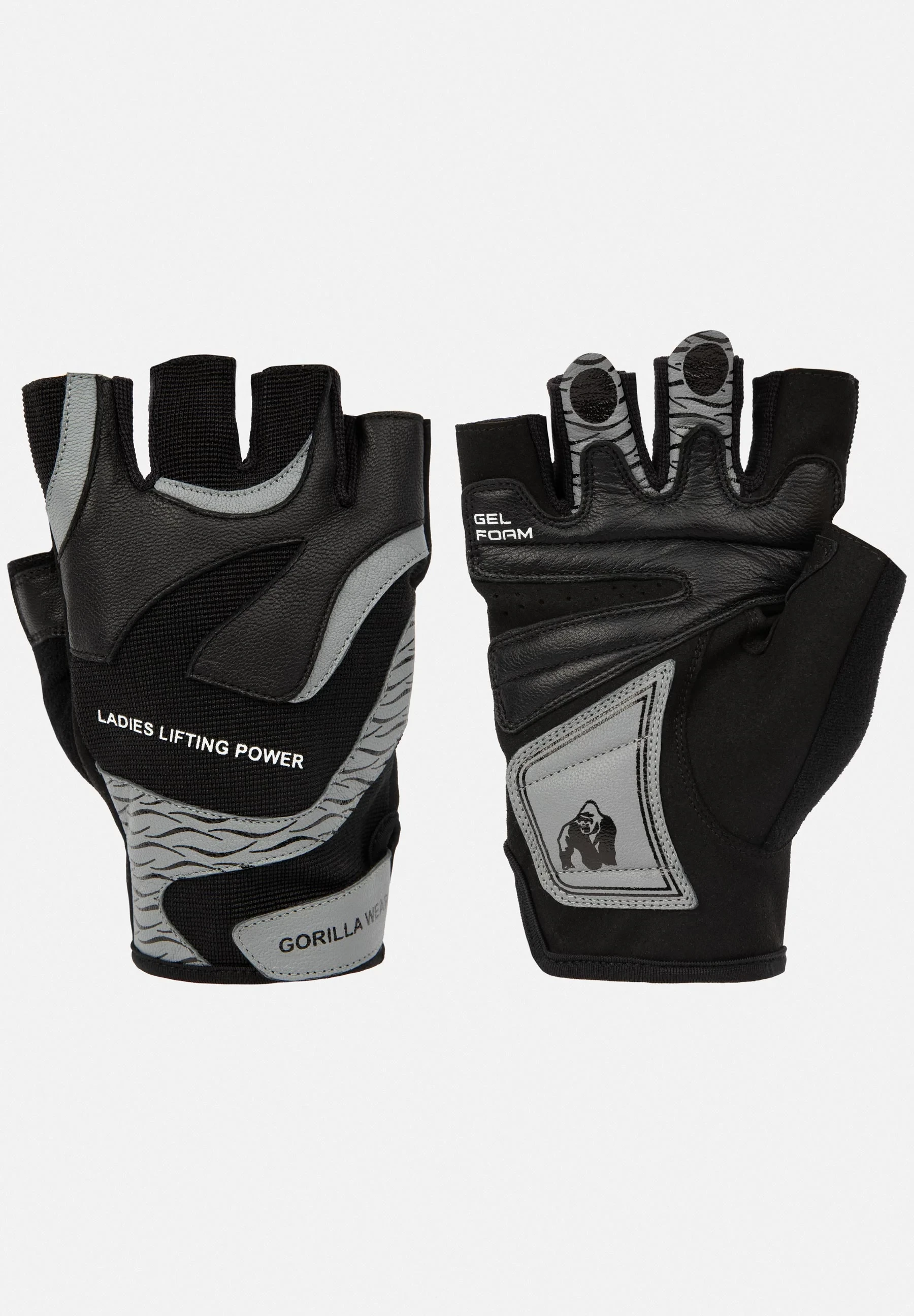 Women's Fitness Gloves 2.0 - Black/Gray