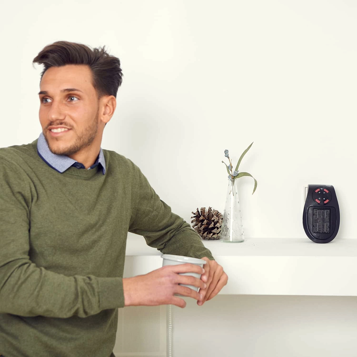 Ngrohës portativ mini qeramik Taurus FH500 500W, i zi