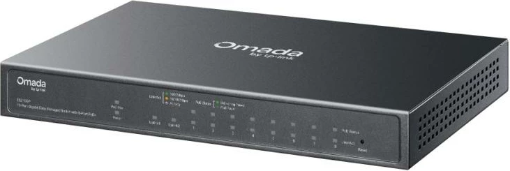 Switch TP-Link Omada Agile ES210GP, 8 porta Gigabit 1Gbps, i zi